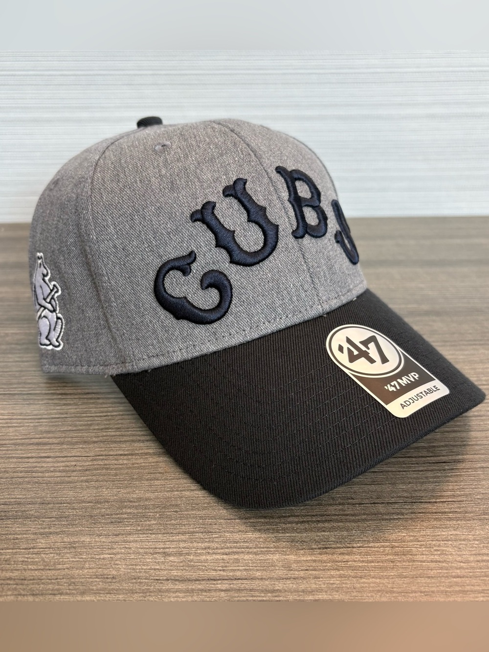 ‘47 Brand Chicago Cubs Cooperstown Granite Script MVP Adjustable SnapBack Hat